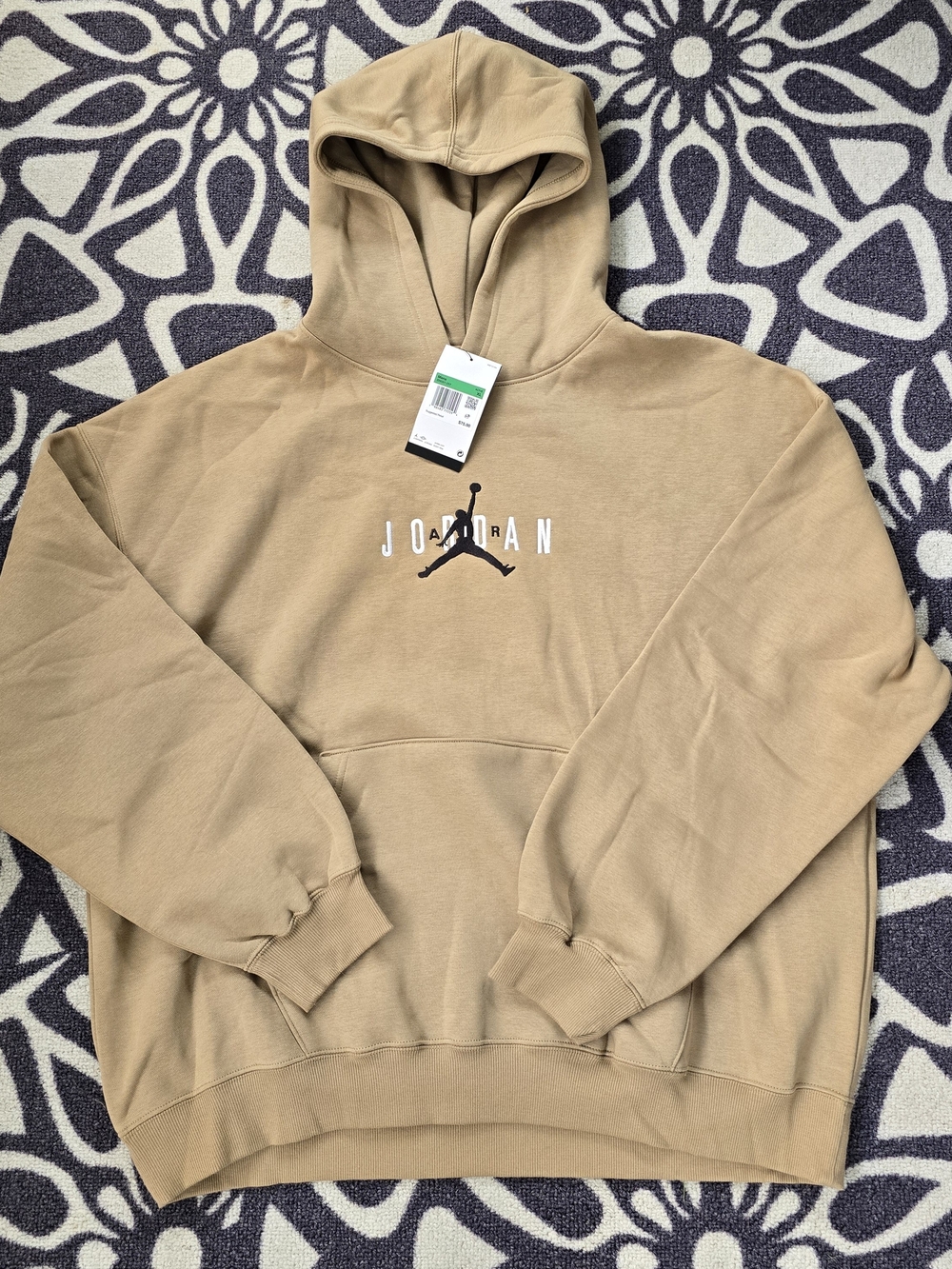 Nike Air Jordan Beige Hoodie Men's Size XL IB9097-257